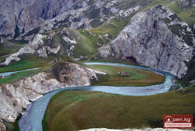 Река Кок-Кия (Зеленый склон)
