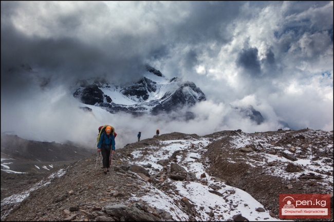 Кокшаал-Тоо и пик Данкова