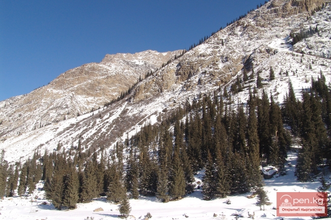 Зима в Кыргызстане