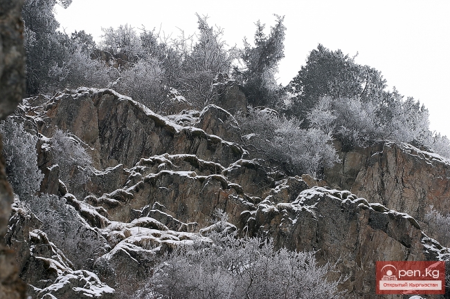 Зима в Кыргызстане