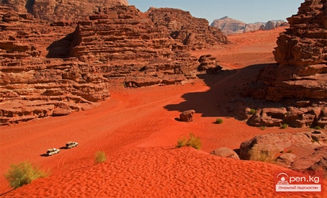 Пустыня розовых дюн