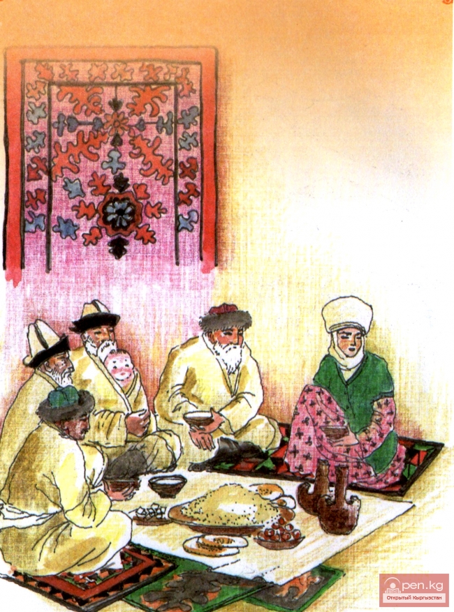 Имя младенца (АТ КОЮУ) и посадить на коня (АТКА МИНГИЗУУ)