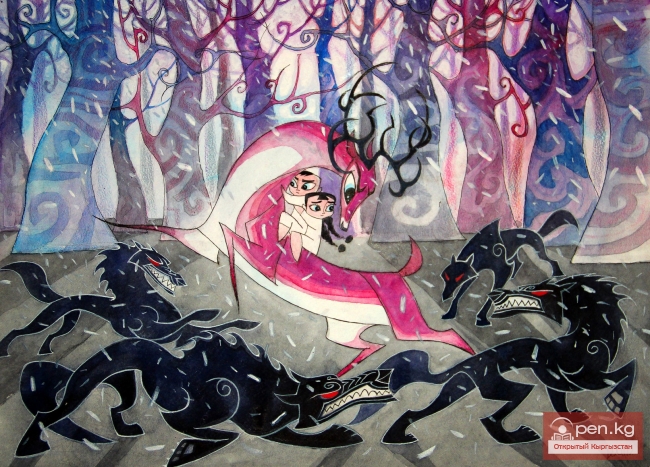 Легенда об истреблении кыргызов и Матери-оленихе