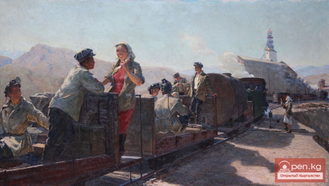 Живопись в киргизии - середины прошлого столетия