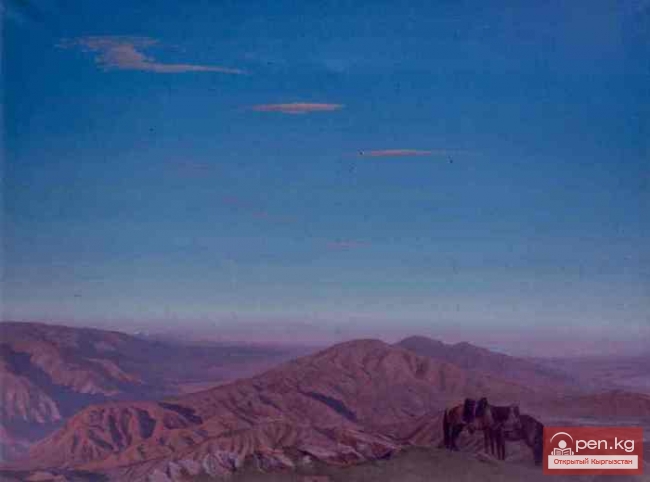 Пейзажи и натюрморты киргизских мастеров