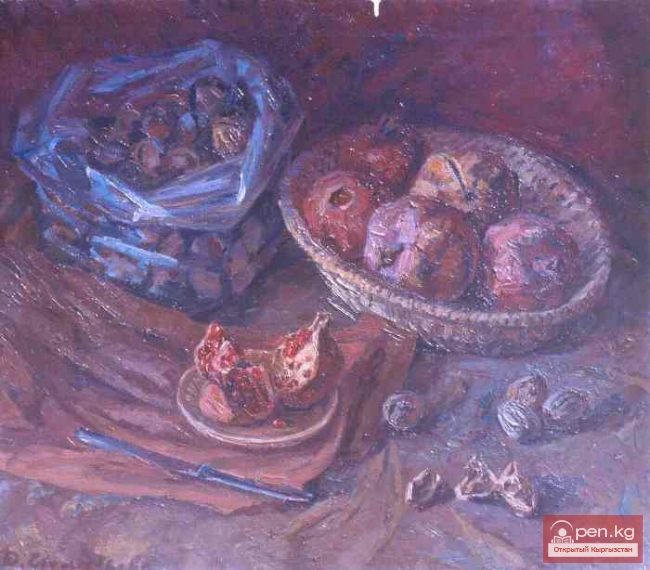 Пейзажи и натюрморты киргизских мастеров