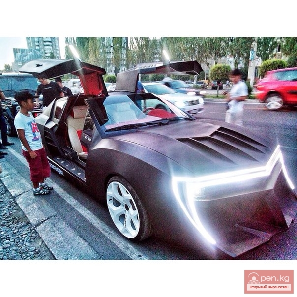 В Кыргызстане презентовали автомобиль "Тулпар Карагер"