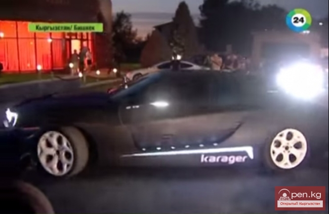 По улицам Бишкека прокатился «крылатый конь»