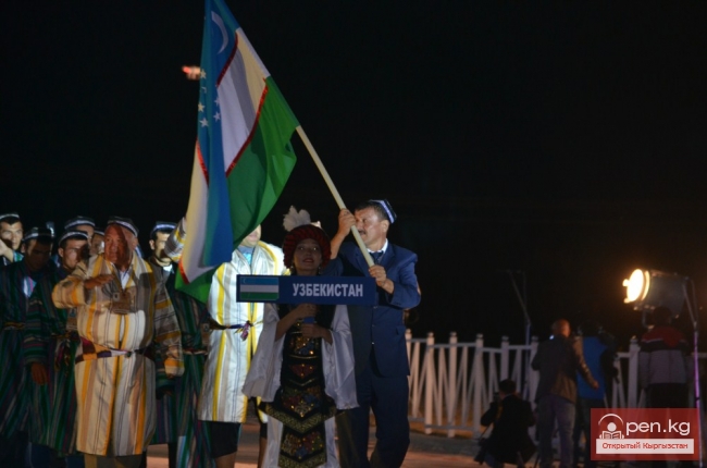 Церемония открытия первых Всемирных игр кочевников (Фото)