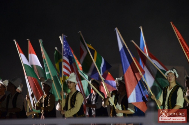 Церемония открытия первых Всемирных игр кочевников (Фото)