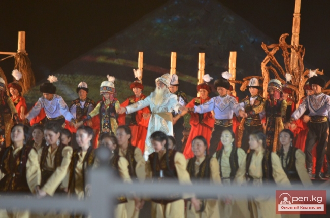 Церемония открытия первых Всемирных игр кочевников (Фото)