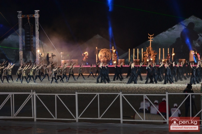 Церемония открытия первых Всемирных игр кочевников (Фото)