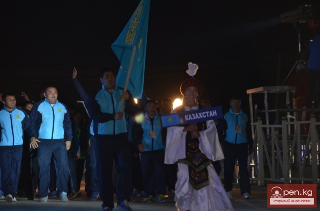 Церемония открытия первых Всемирных игр кочевников (Фото)