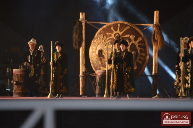 Церемония открытия первых Всемирных игр кочевников (Фото)