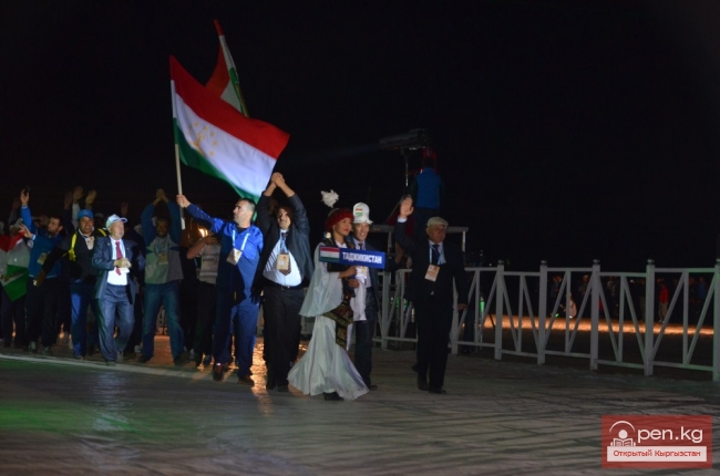 Церемония открытия первых Всемирных игр кочевников (Фото)