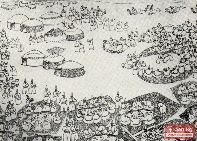 Карандашные рисунки Б. Кошоева