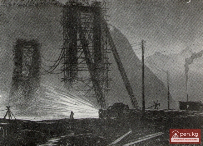 М. Оморкулов как акварелист и график