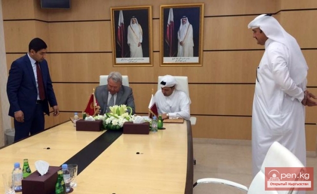 Министр образования и науки КР Канат Садыков с рабочим визитом в государстве Катар