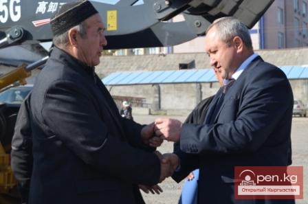 Церемония передачи техники заповеднику