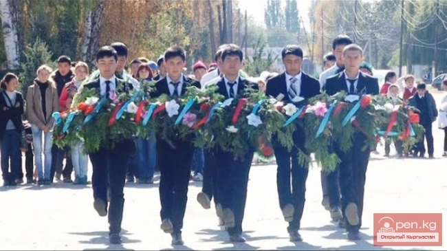 Эстафета памяти стартовала в Иссык–Кульской области
