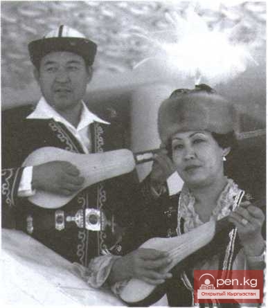 Чалагыз Исабаев и Самарбюбю Токтахунова