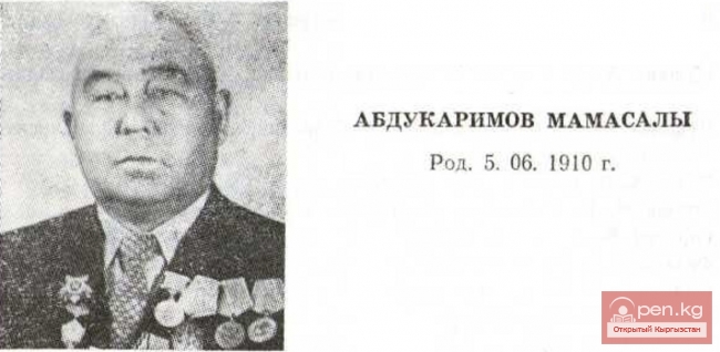 Прозаик, переводчик Мамасалы Абдукаримов