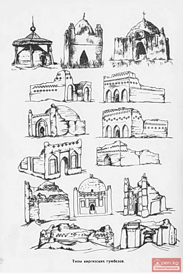 Кыргызские мавзолеи и гумбезы