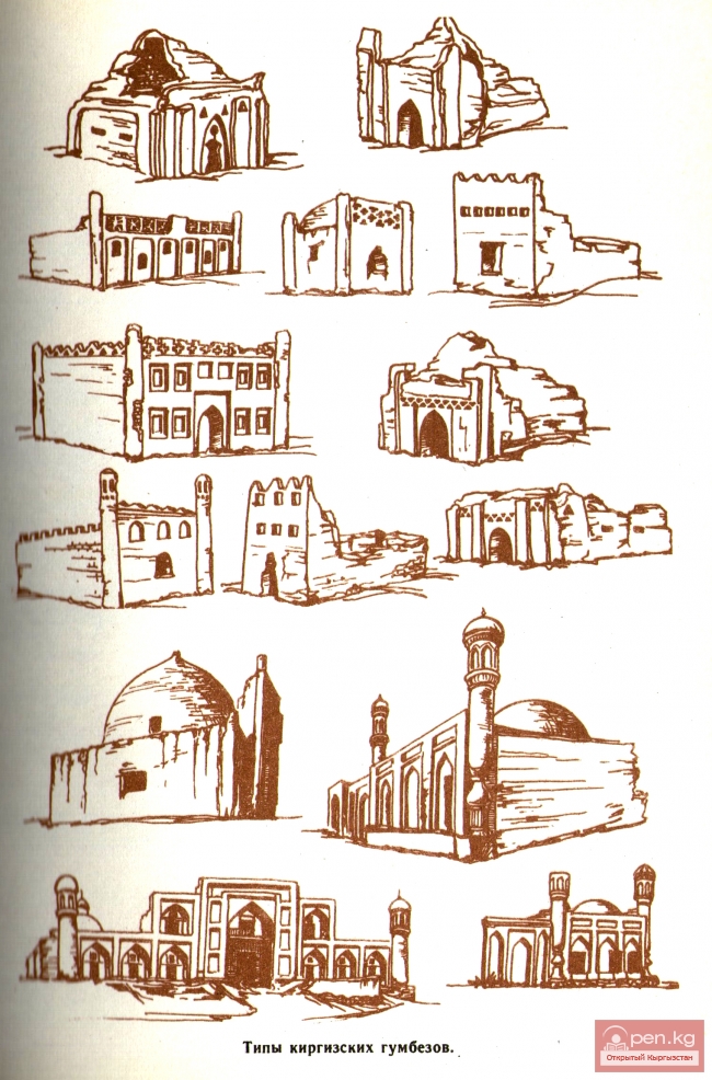 Кыргызские мавзолеи и гумбезы