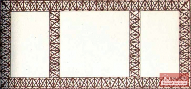 Орнамент резной двери мазара Арсланбоб