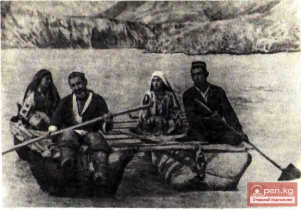 Сал — плот из надутых шкур-бурдюков