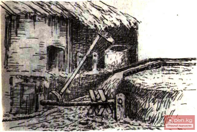 Мельница. Середина 19 в. Мельница. Середина 19 в.