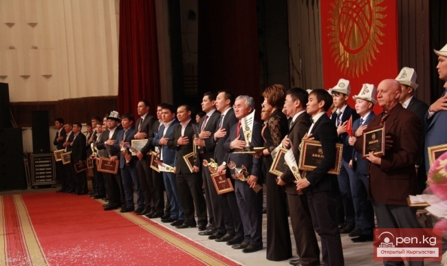 Впервые в КР состоялось награждение лучших спортсменов Sports Аwards 2014