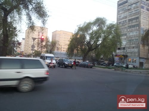 Памяти поэта - патриота.   Ул. Дж.Боконбаева