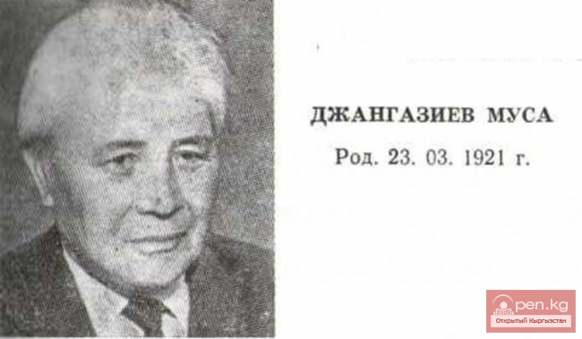 Поэт Муса Джангазиев