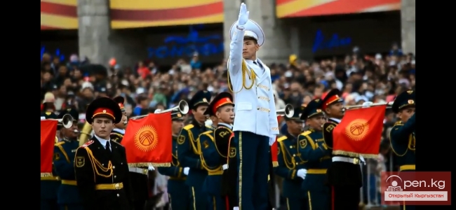 Парад Победы в Бишкеке 9 Мая. 70 лет.