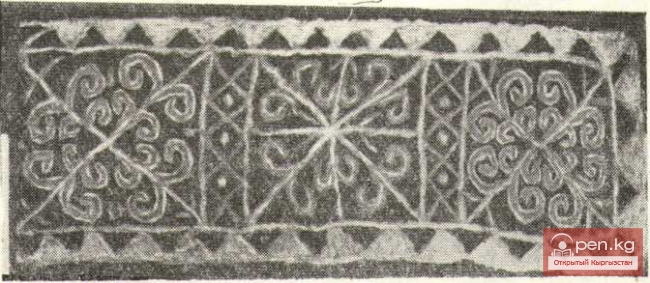 Убранство войлочного ковра