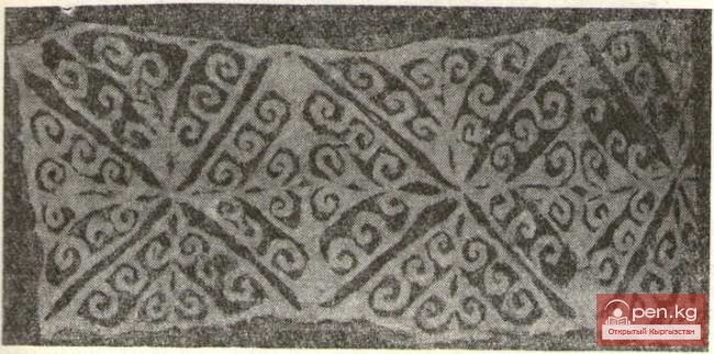 Убранство войлочного ковра