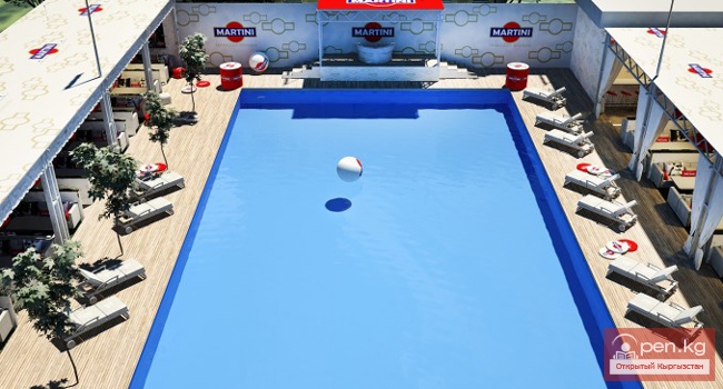 Бассейн бара «Martini Terrazza»