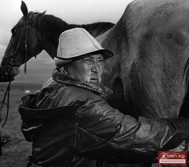 Неизвестные кадры съемок первого фильма Океева "Небо нашего детства"