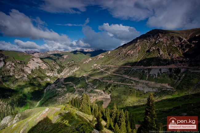 Дорога к озеру Сон-Куль