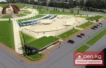 В центре Бишкека хотят построить две подземные многоярусные парковки - на площади Победы и у ЦУМа