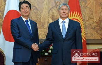 Встреча глав Японии и Кыргызстана прошла очень продуктивно
