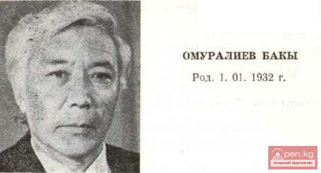 Драматург Бакы Омуралиев