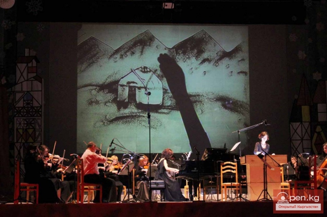 Музыкальный подарок из песка!