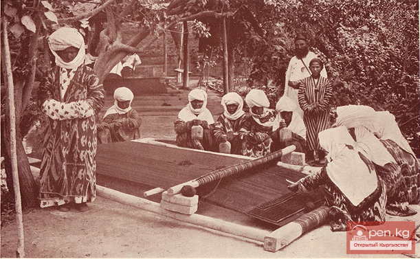 Научный интерес к киргизскому ковроткачеству