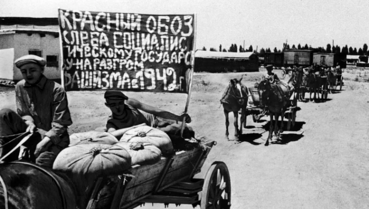 Учреждение политуправлений совхозов Киргизской ССР во время ВОВ