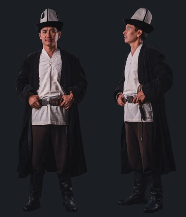 Мужская верхняя одежда кыргызов - халат