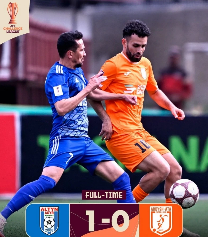Туркменский клуб "Алтын Асыр" обыграл "Абдыш-Ату" в группе "А"