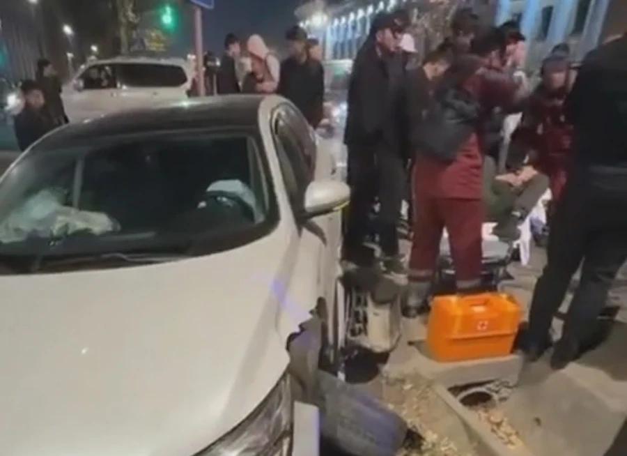 В Бишкеке произошло ДТП с участием трех машин