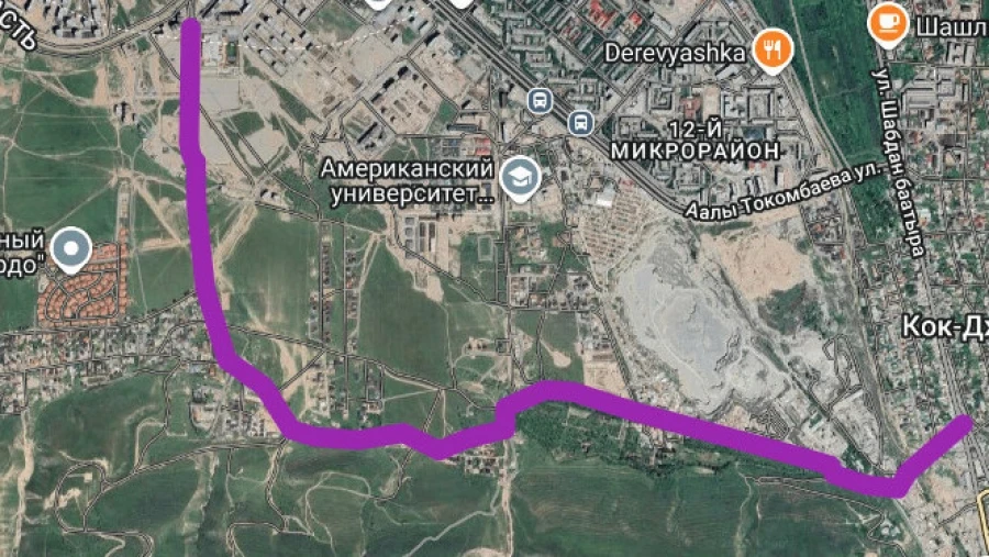 Новая автомагистраль пройдет через элитные поселки и многоэтажки в южной части Бишкека